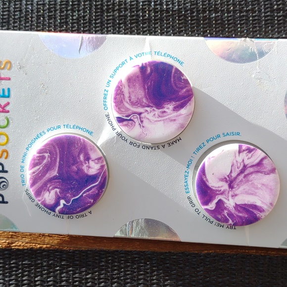 New Purple Swirl Pop sockets Mini - Picture 7 of 7